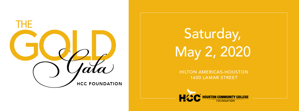 Gold Gala 2020 Houston Community College Foundation