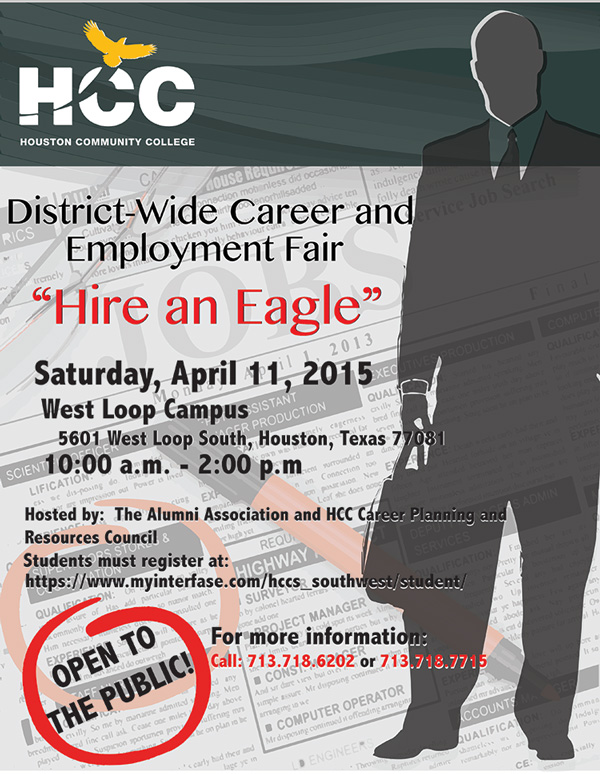 Hire an Eagle Houston Community College Foundation